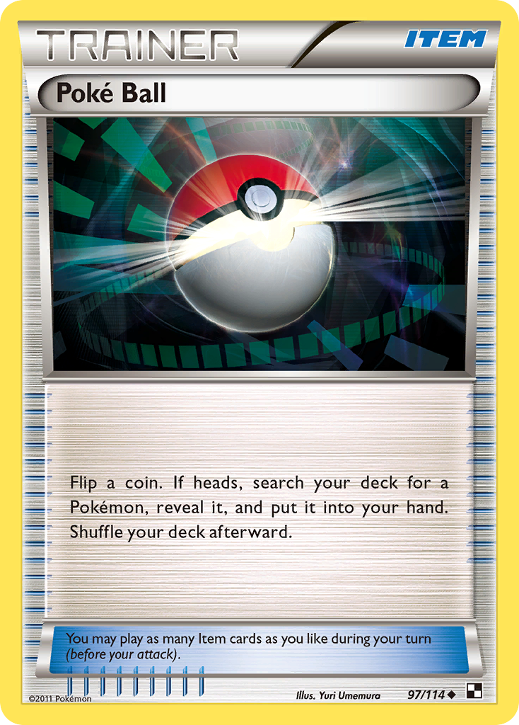 Poke Ball (97/114) [Black & White: Base Set] | Gamers Paradise