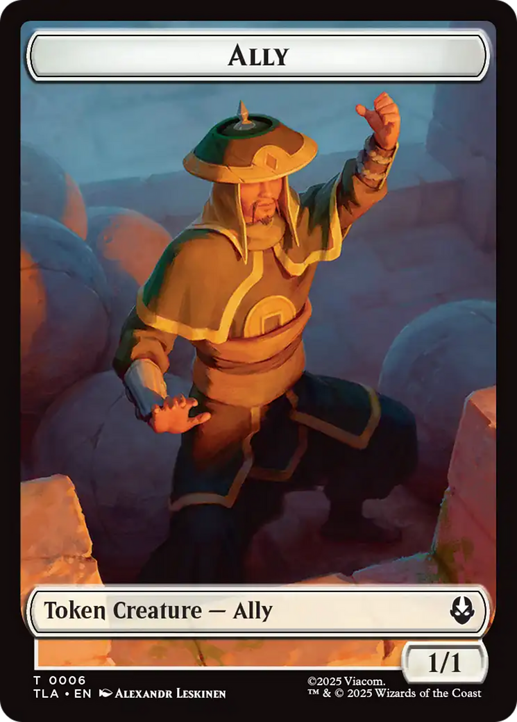 Ally (0006) // Soldier (0002) Double-Sided Token [Avatar: The Last Airbender Tokens] | Gamers Paradise