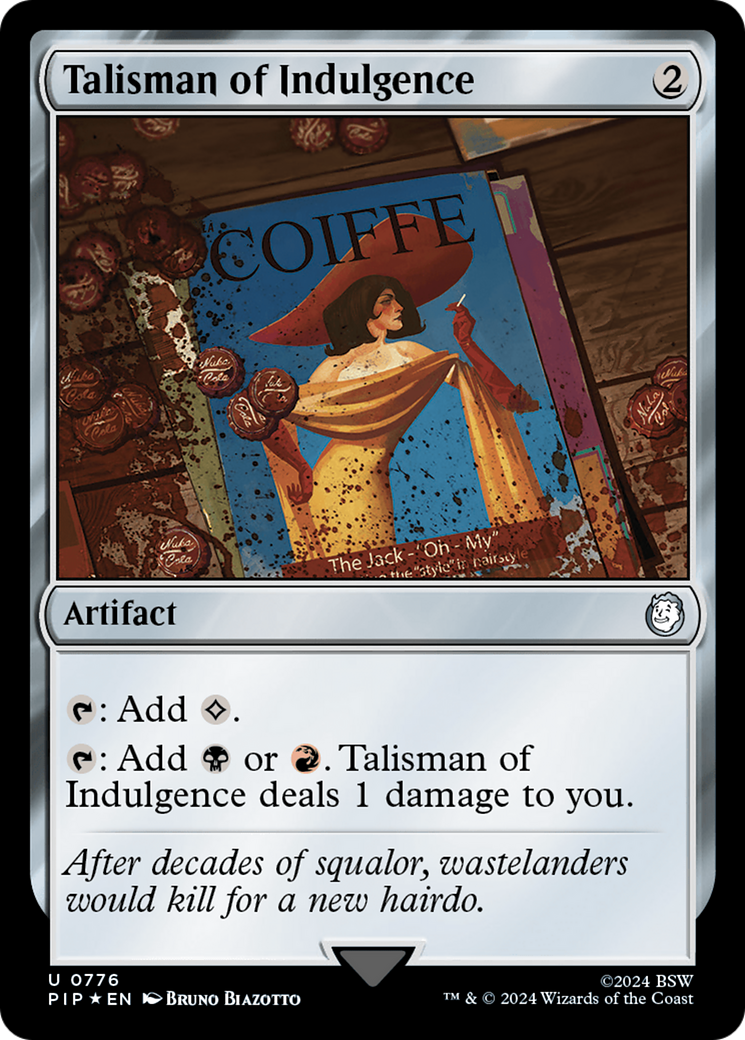 Talisman of Indulgence (Surge Foil) [Fallout] | Gamers Paradise