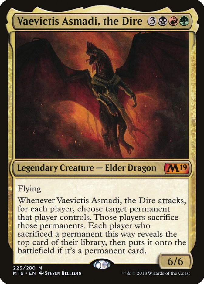 Vaevictis Asmadi, the Dire [Core Set 2019] | Gamers Paradise