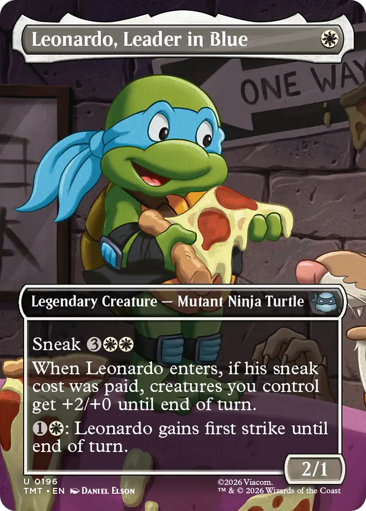 Leonardo, Leader in Blue (Borderless) [Teenage Mutant Ninja Turtles] | Gamers Paradise