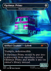 Darksteel Colossus - Optimus Prime (Borderless) [Secret Lair Drop Series] | Gamers Paradise