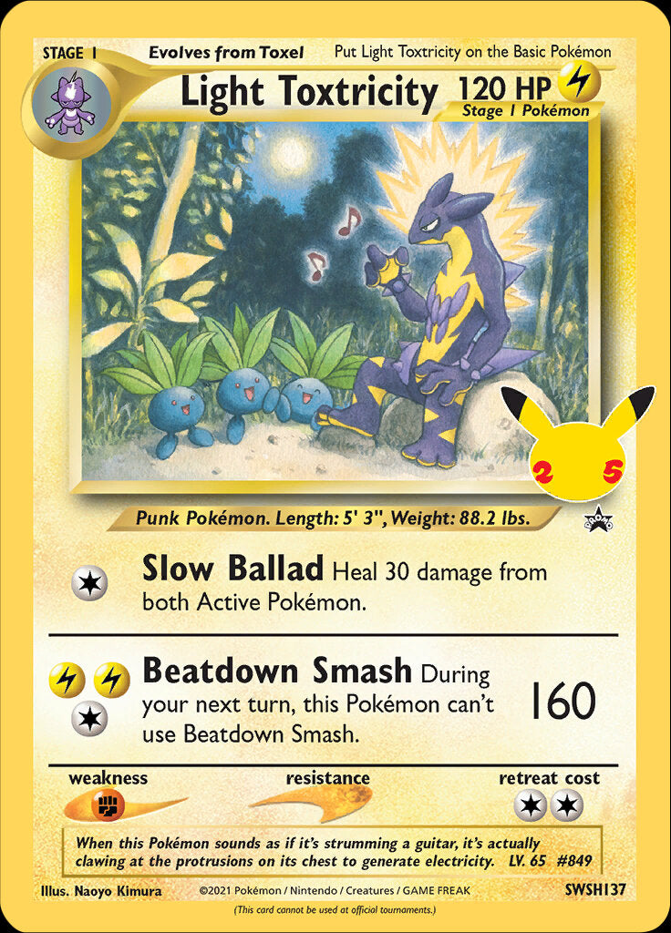 Light Toxtricity (SWSH137) (Celebrations) [Sword & Shield: Black Star Promos] | Gamers Paradise