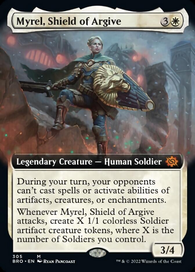 Myrel, Shield of Argive (Extended Art) [The Brothers' War] | Gamers Paradise