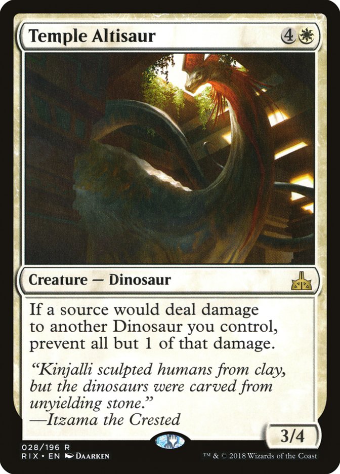 Temple Altisaur [Rivals of Ixalan] | Gamers Paradise