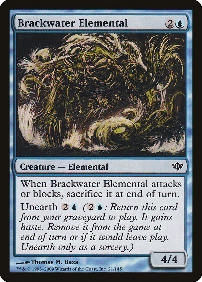 Brackwater Elemental [Conflux] | Gamers Paradise