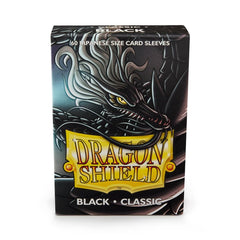 Dragon Shield: Japanese Size 60ct Sleeves - Black (Classic) | Gamers Paradise