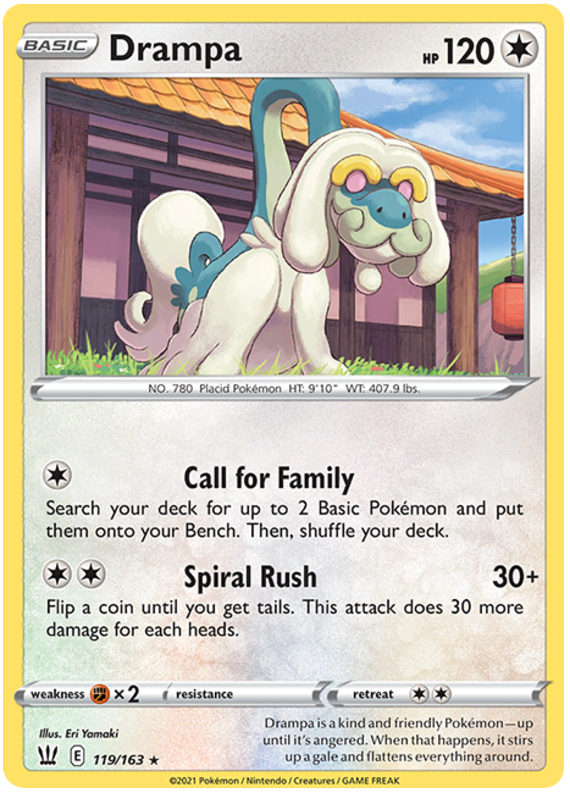 Drampa (119/163) [Sword & Shield: Battle Styles] | Gamers Paradise