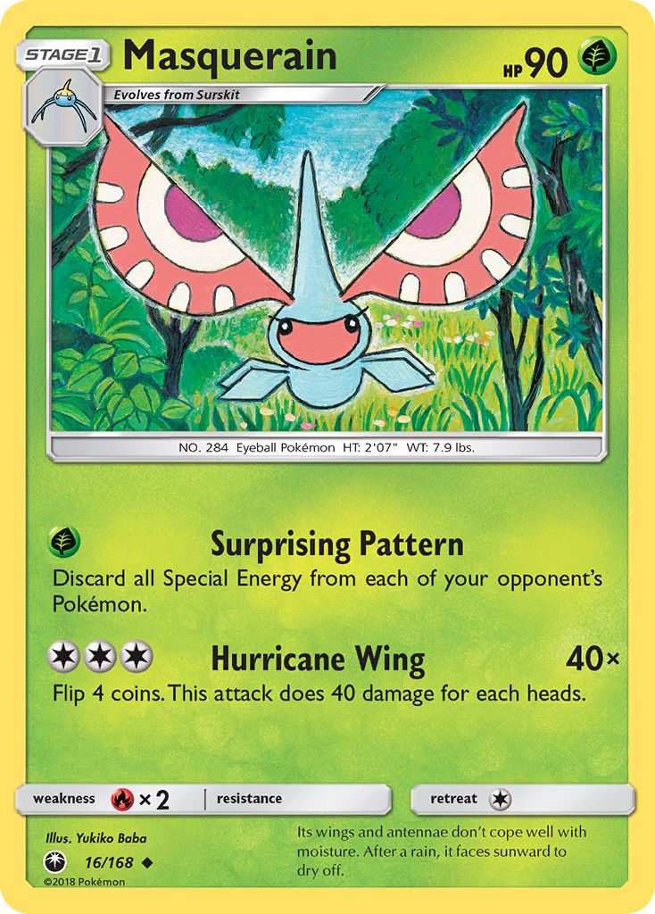 Masquerain (16/168) [Sun & Moon: Celestial Storm] | Gamers Paradise