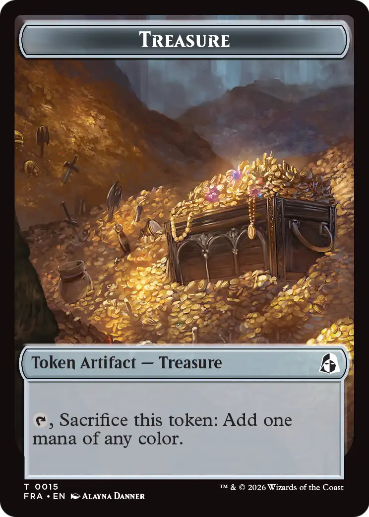 Angel (0003) // Treasure Double-Sided Token [Reality Fracture Tokens] | Gamers Paradise