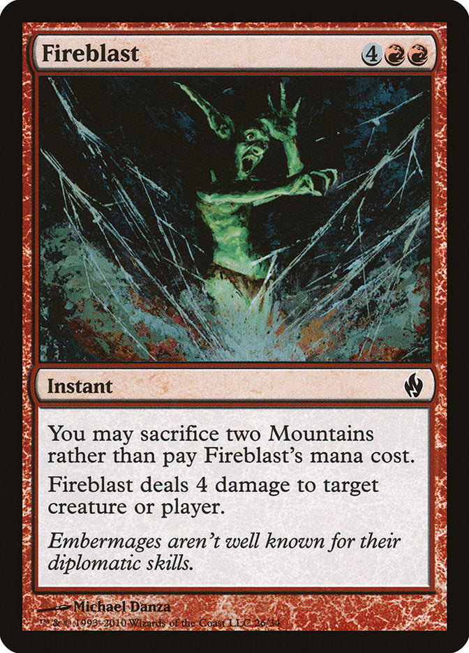 Fireblast [Premium Deck Series: Fire and Lightning] | Gamers Paradise