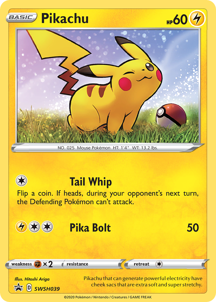 Pikachu (SWSH039) [Sword & Shield: Black Star Promos] | Gamers Paradise