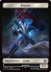 Hero (0002) // Knight Double-Sided Token [FINAL FANTASY Tokens] | Gamers Paradise