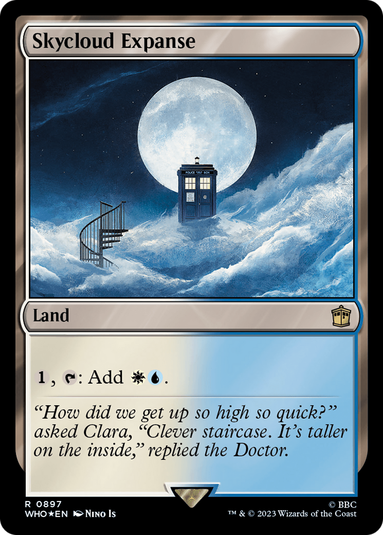 Skycloud Expanse (Surge Foil) [Doctor Who] | Gamers Paradise