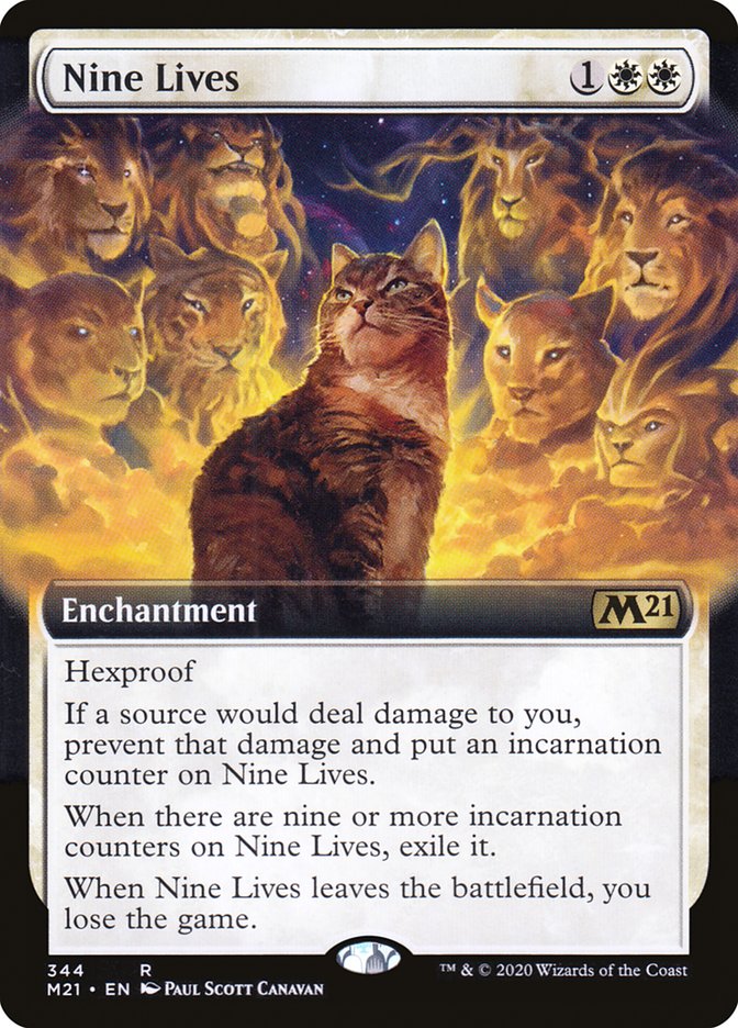 Nine Lives (Extended Art) [Core Set 2021] | Gamers Paradise