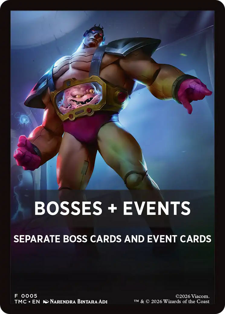 Bosses + Events [Teenage Mutant Ninja Turtles Commander Tokens] | Gamers Paradise