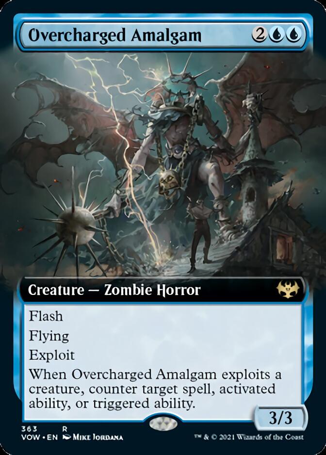 Overcharged Amalgam (Extended Art) [Innistrad: Crimson Vow] | Gamers Paradise