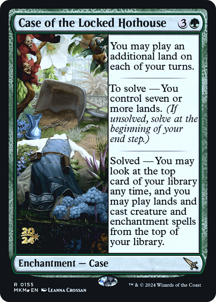 Case of the Locked Hothouse [Murders at Karlov Manor Prerelease Promos] | Gamers Paradise