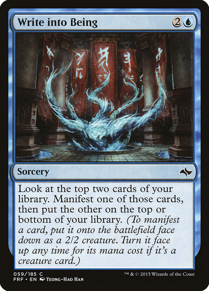 Write into Being [Fate Reforged] | Gamers Paradise