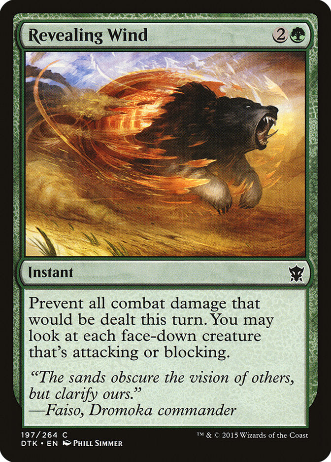 Revealing Wind [Dragons of Tarkir] | Gamers Paradise