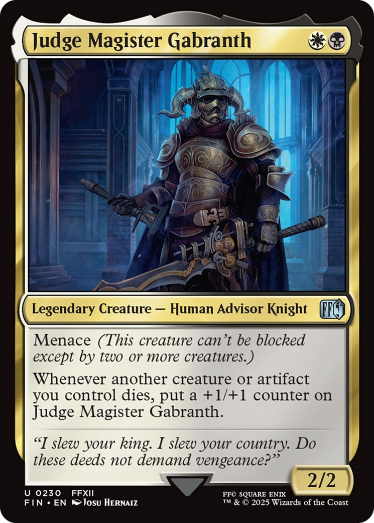 Judge Magister Gabranth [FINAL FANTASY] | Gamers Paradise