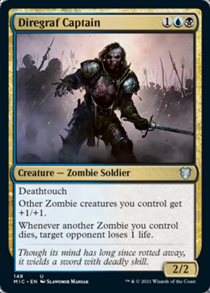 Diregraf Captain [Innistrad: Midnight Hunt Commander] | Gamers Paradise