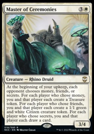 Master of Ceremonies (Promo Pack) [Streets of New Capenna Commander Promos] | Gamers Paradise