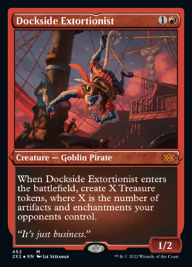 Dockside Extortionist (Foil Etched) [Double Masters 2022] | Gamers Paradise