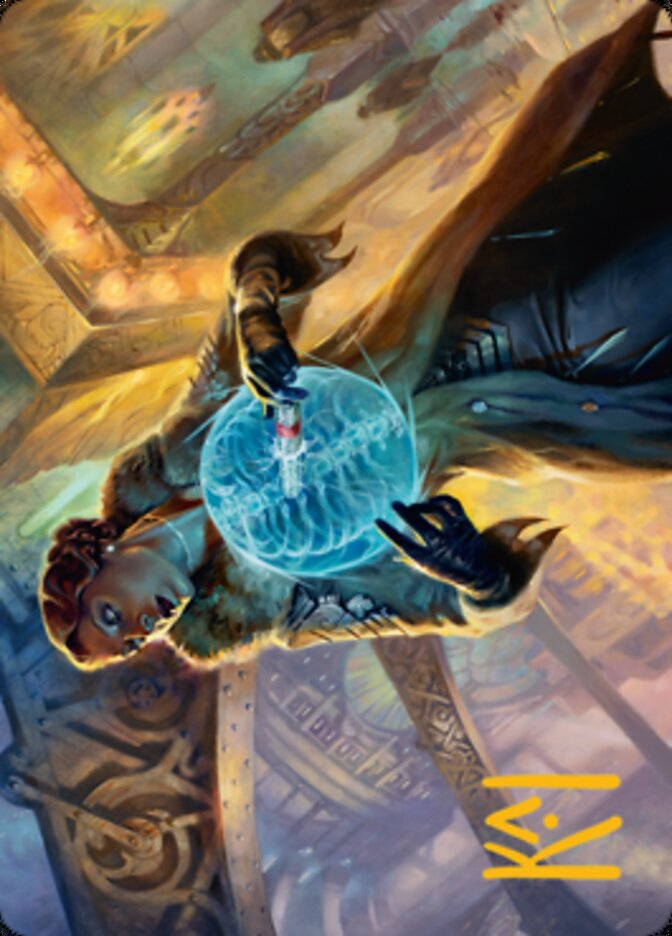 Writ of Return Art Card (Gold-Stamped Signature) [Streets of New Capenna Art Series] | Gamers Paradise