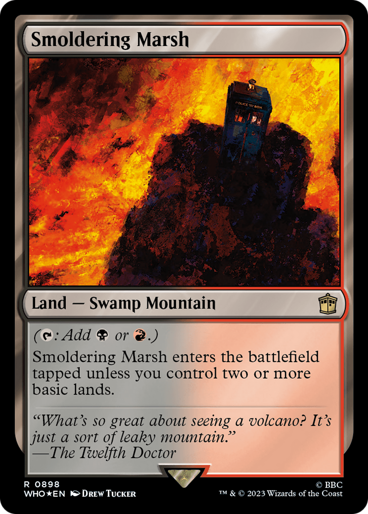 Smoldering Marsh (Surge Foil) [Doctor Who] | Gamers Paradise