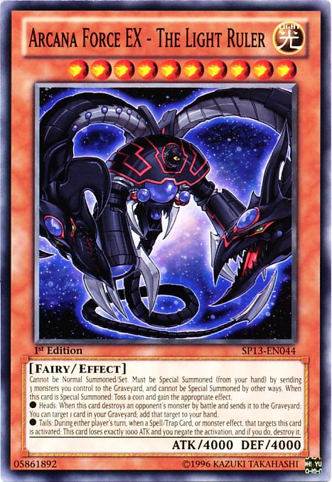 Arcana Force EX - The Light Ruler [SP13-EN044] Common | Gamers Paradise