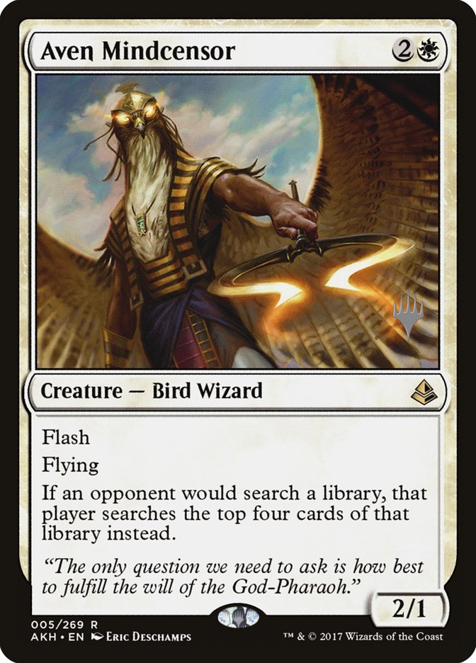 Aven Mindcensor (Promo Pack) [Amonkhet Promos] | Gamers Paradise