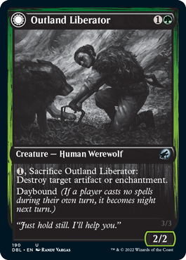 Outland Liberator // Frenzied Trapbreaker [Innistrad: Double Feature] | Gamers Paradise