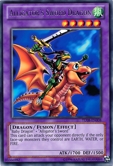 Alligator's Sword Dragon [TU08-EN008] Rare | Gamers Paradise