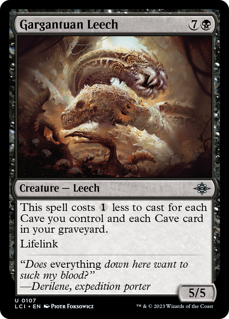 Gargantuan Leech [The Lost Caverns of Ixalan] | Gamers Paradise