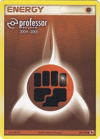 Fighting Energy (105/109) (2004 2005) [Professor Program Promos] | Gamers Paradise