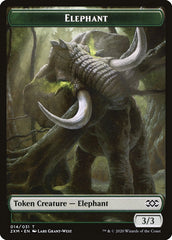 Angel // Elephant Double-Sided Token [Double Masters Tokens] | Gamers Paradise