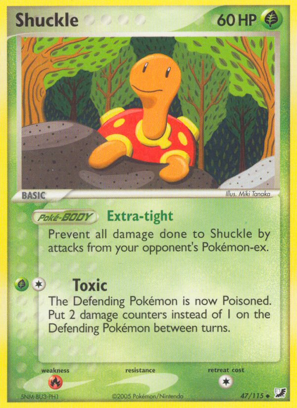 Shuckle (47/115) [EX: Unseen Forces] | Gamers Paradise