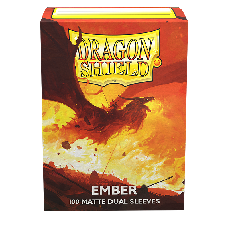 Dragon Shield: Standard 100ct Sleeves - Ember (Dual Matte) | Gamers Paradise