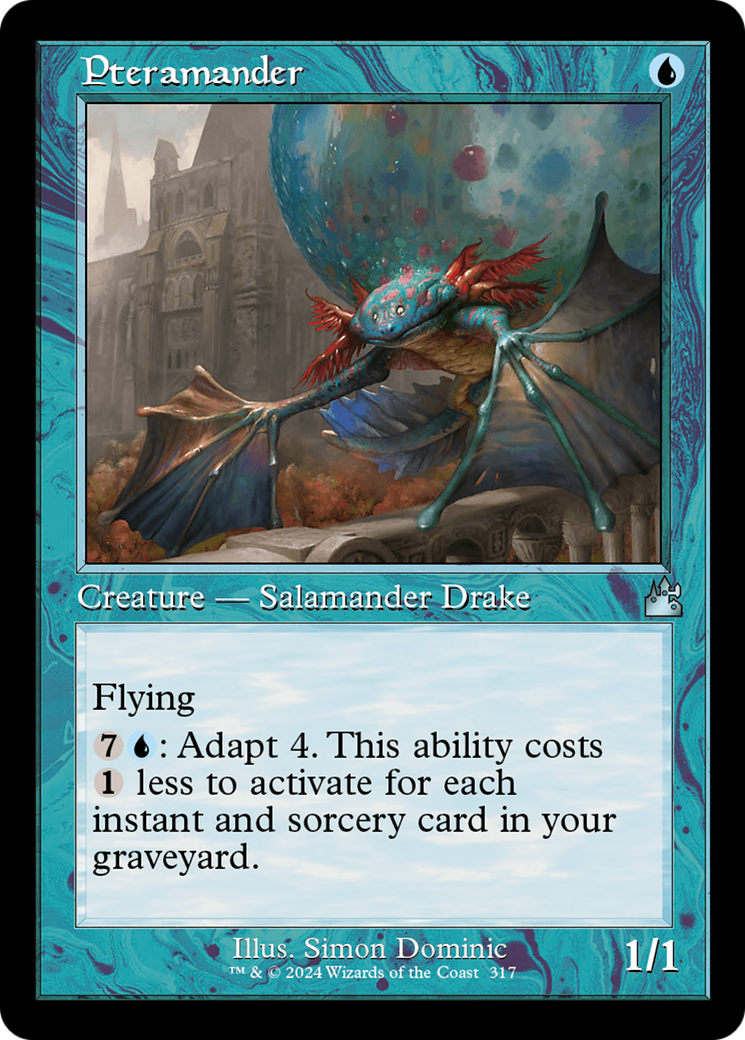 Pteramander (Retro Frame) [Ravnica Remastered] | Gamers Paradise