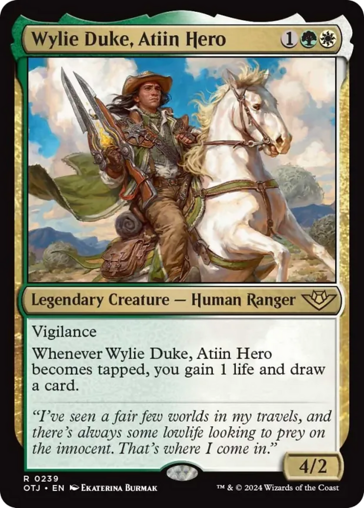 Wylie Duke, Atiin Hero [Outlaws of Thunder Junction] | Gamers Paradise