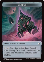 Robot // Lander (0006) Double-Sided Token [Edge of Eternities Tokens] | Gamers Paradise