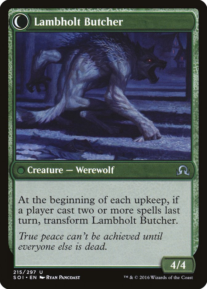 Lambholt Pacifist // Lambholt Butcher [Shadows over Innistrad] | Gamers Paradise