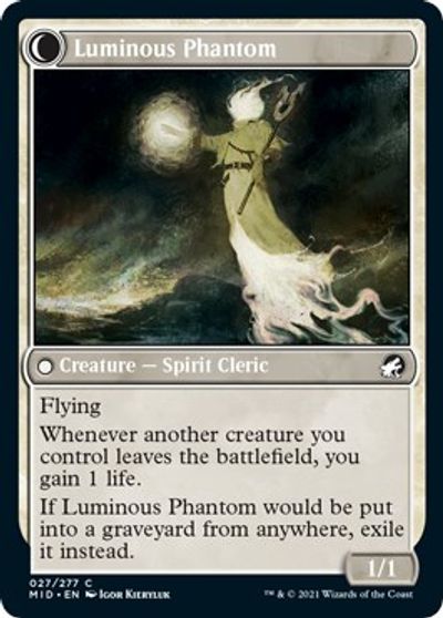 Lunarch Veteran // Luminous Phantom [Innistrad: Midnight Hunt] | Gamers Paradise