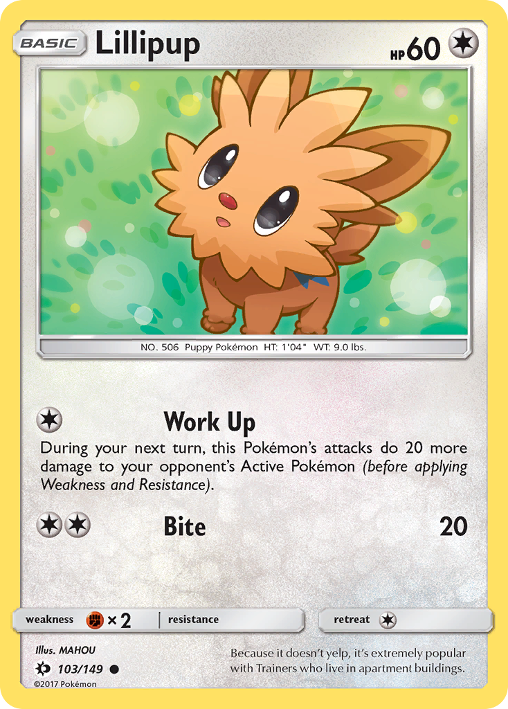 Lillipup (103/149) [Sun & Moon: Base Set] | Gamers Paradise