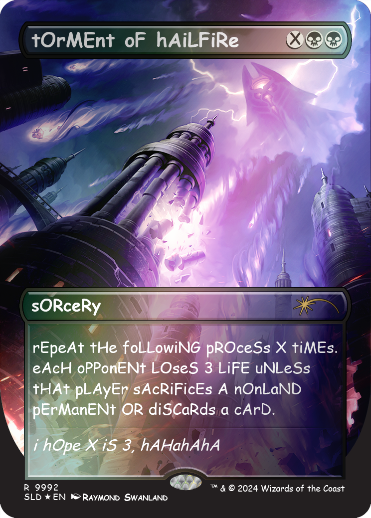 tOrMEnt oF hAiLFiRe (Rainbow Foil) [Secret Lair Drop Series] | Gamers Paradise