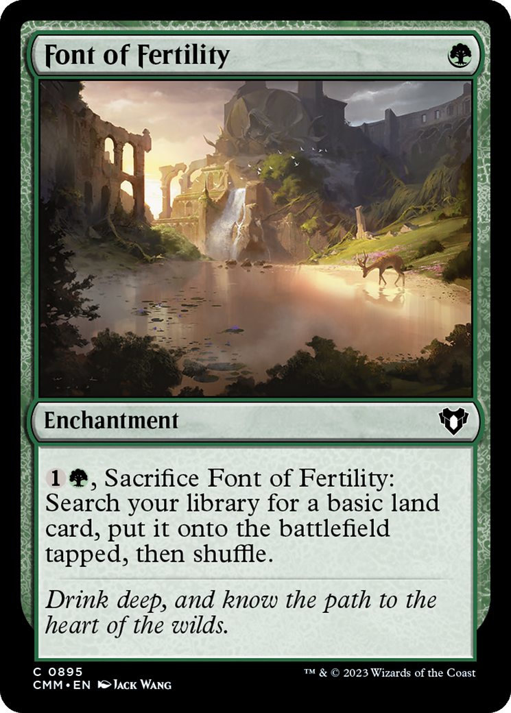 Font of Fertility [Commander Masters] | Gamers Paradise