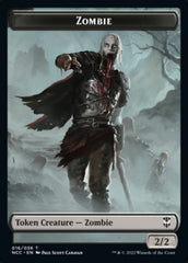 Zombie // Goat Double-Sided Token [Streets of New Capenna Commander Tokens] | Gamers Paradise