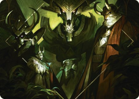 Meeting of the Five Art Card [Streets of New Capenna Art Series] | Gamers Paradise