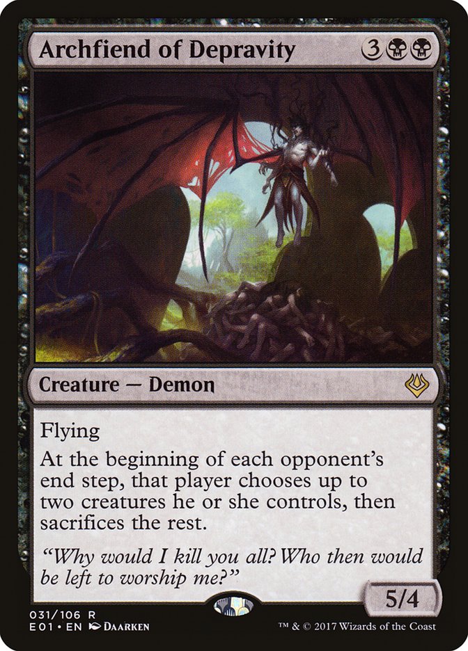 Archfiend of Depravity [Archenemy: Nicol Bolas] | Gamers Paradise
